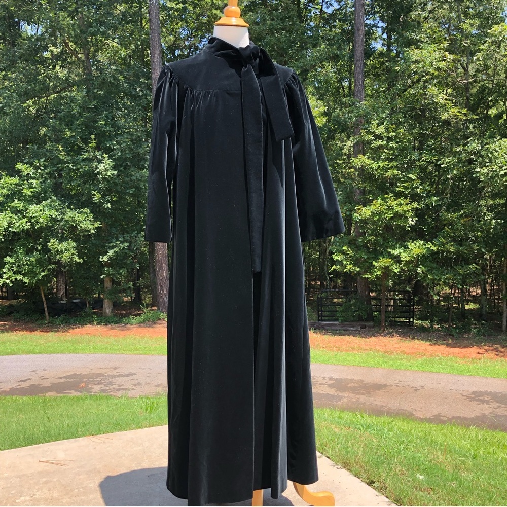 Vintage velvet cloak opera coat